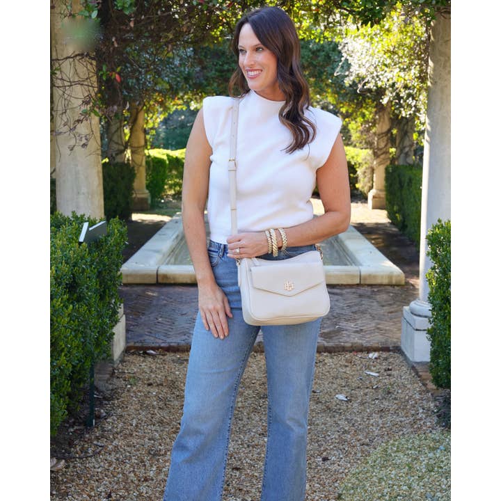 Caroline Hill - Wholesale Crossbody Bag - Women's - Lainey Crossbody Cream