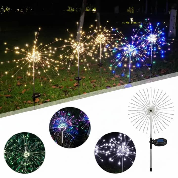 Buddha Ayurveda – wholesale Garden tool – Solar Firework LED Garden Lights – Outdoor Lawn Decor2