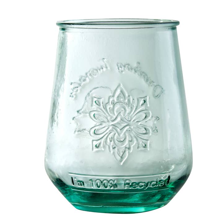 Euro Ceramica | ClayBarnHome - Wholesale Drinking Glass/Cup - Spanish Recycled Glass Bara Glass 4 Piece Tumbler Set