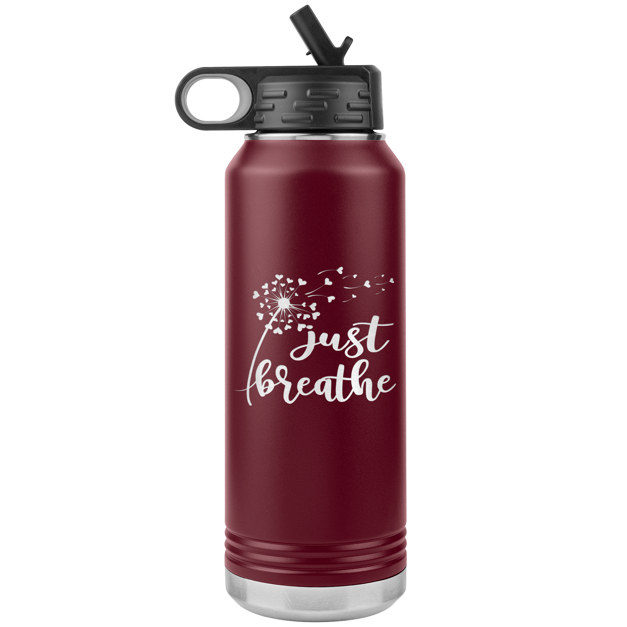 LA Shirt Company - Wholesale Water Bottle - Just breathe - Water Bottle6