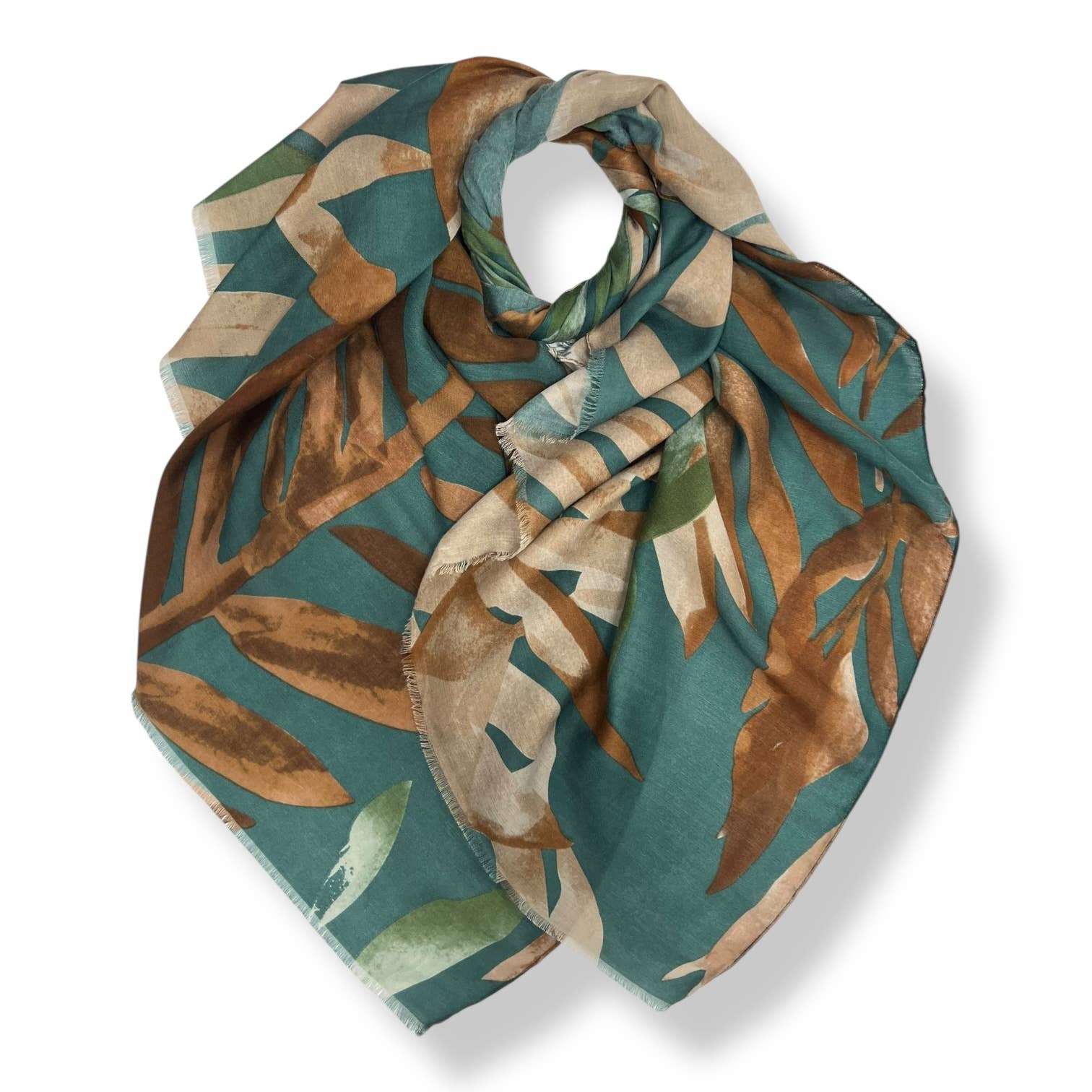 London Scarves - Wholesale Scarf - Women's - Big amazon leaves0