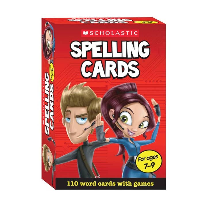 Spelling Flash Cards for ages 7-9 Pack Of 110 Cards for wholesale by Kids Party Craft