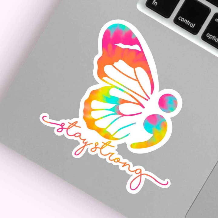 STAY STRONG VINYL STICKER for wholesale by Mack + Olee Designs LLC