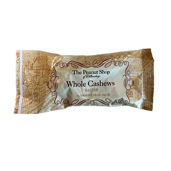 The Peanut Shop of Williamsburg - Wholesale Nuts - 2 oz. Salted Cashews1