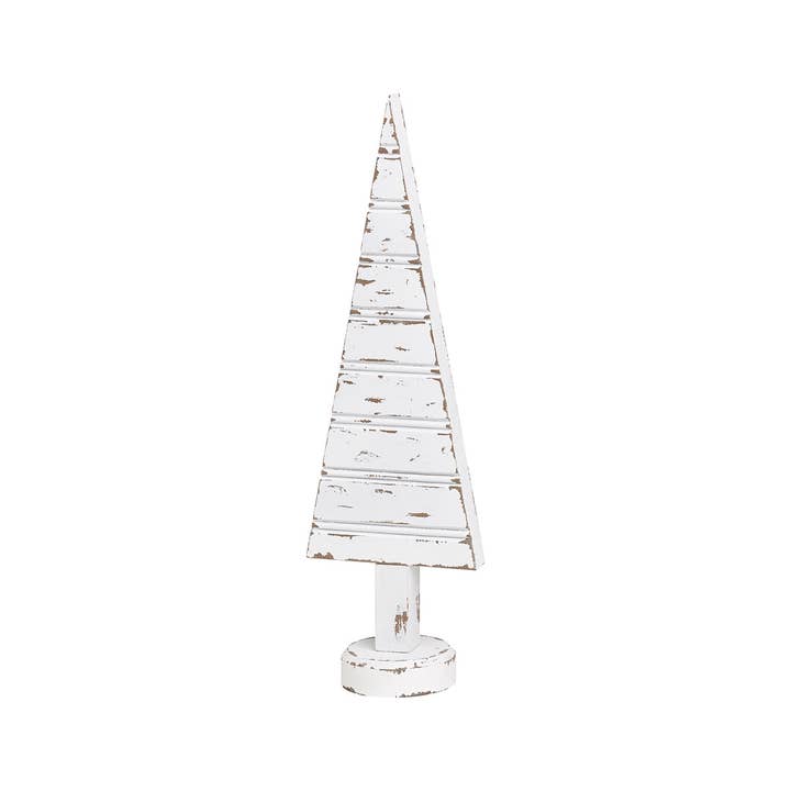 Collins Painting & Design - Wholesale Christmas Decoration - FR-8332 - Chippy White 17" Christmas Tree