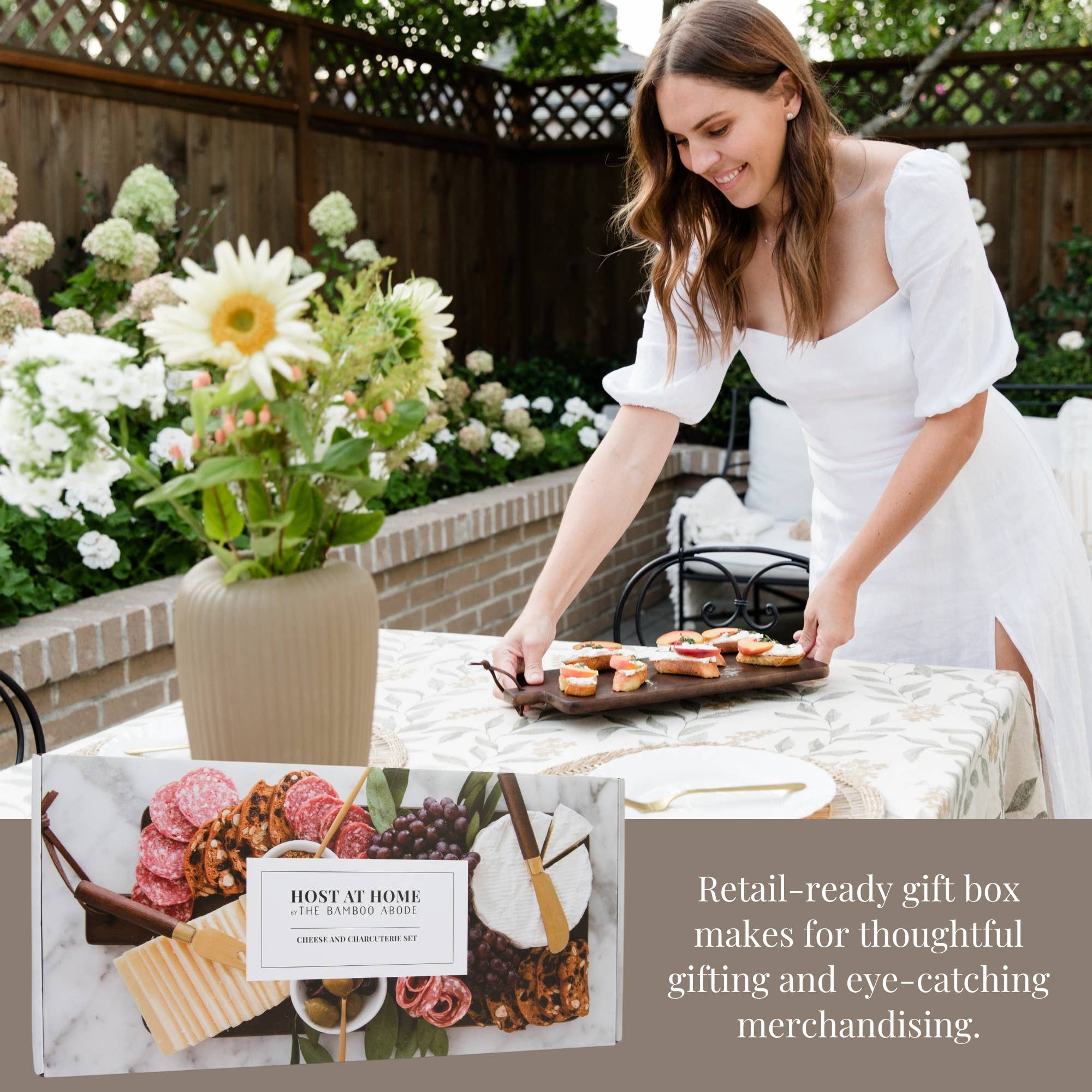 HOST at HOME by The Bamboo Abode - Wholesale Cheese Board - Cheese Board Set | Mother's Day Gift & Hostess Gift4