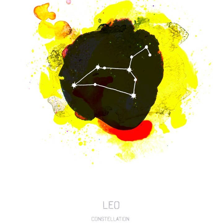 Drawn Together Art Collective – Engroshandel Kunsttryk – Leo Constellation Art Print2