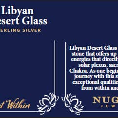 Nugent Jewelry - Wholesale Cocktail/Statement Ring - LIBYAN DESERT GLASS RINGS