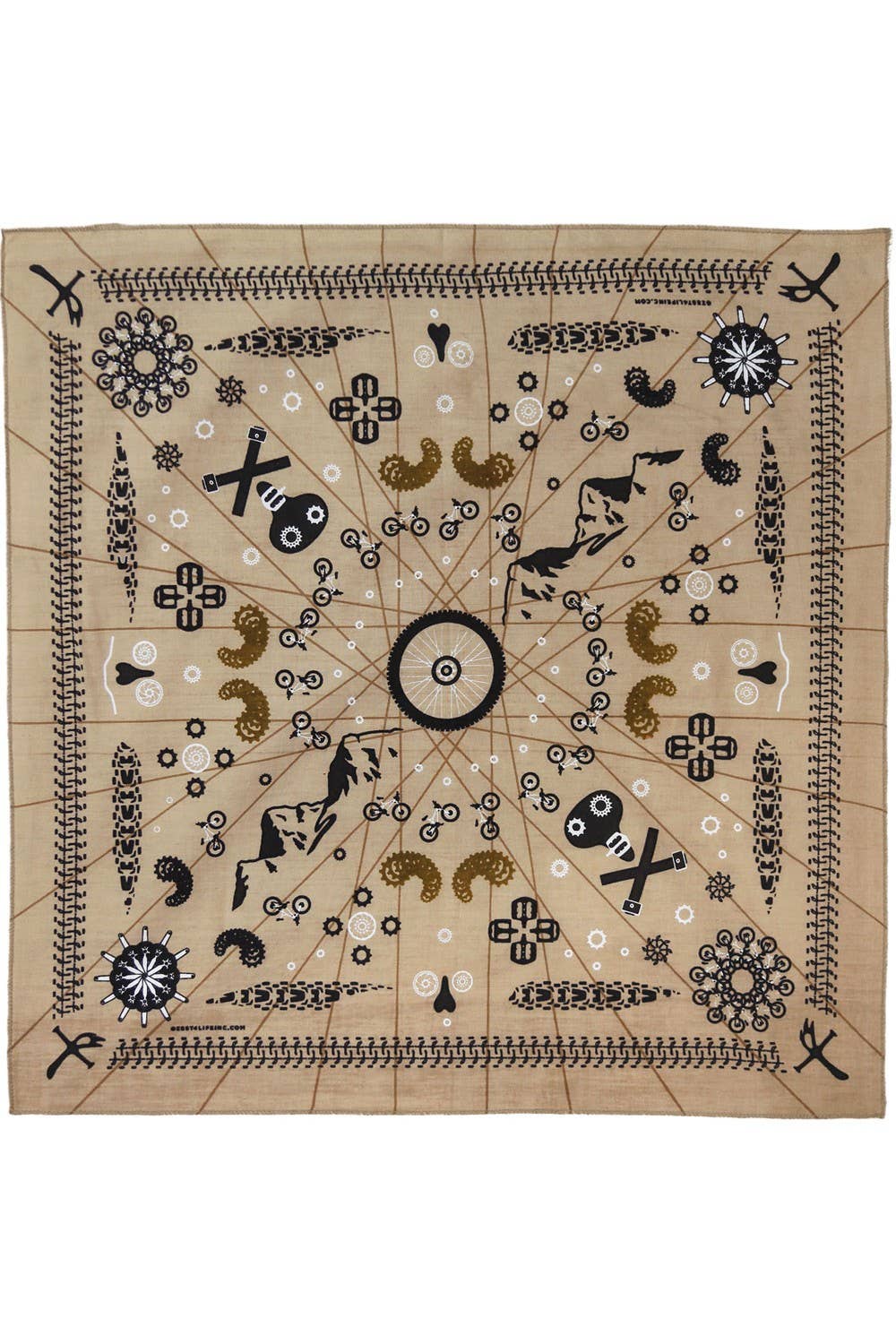 Sunshine Joy - Vendita all'ingrosso Bandana - Unisex - Bandana per mountain bike Tan0