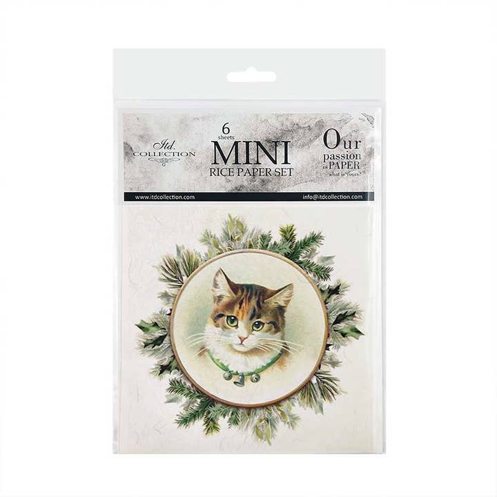 ITD Collection - Wholesale Craft Supplies - RSM090 rice paper 6 different graphics 15x15 cm / 5.8x5.8 in2