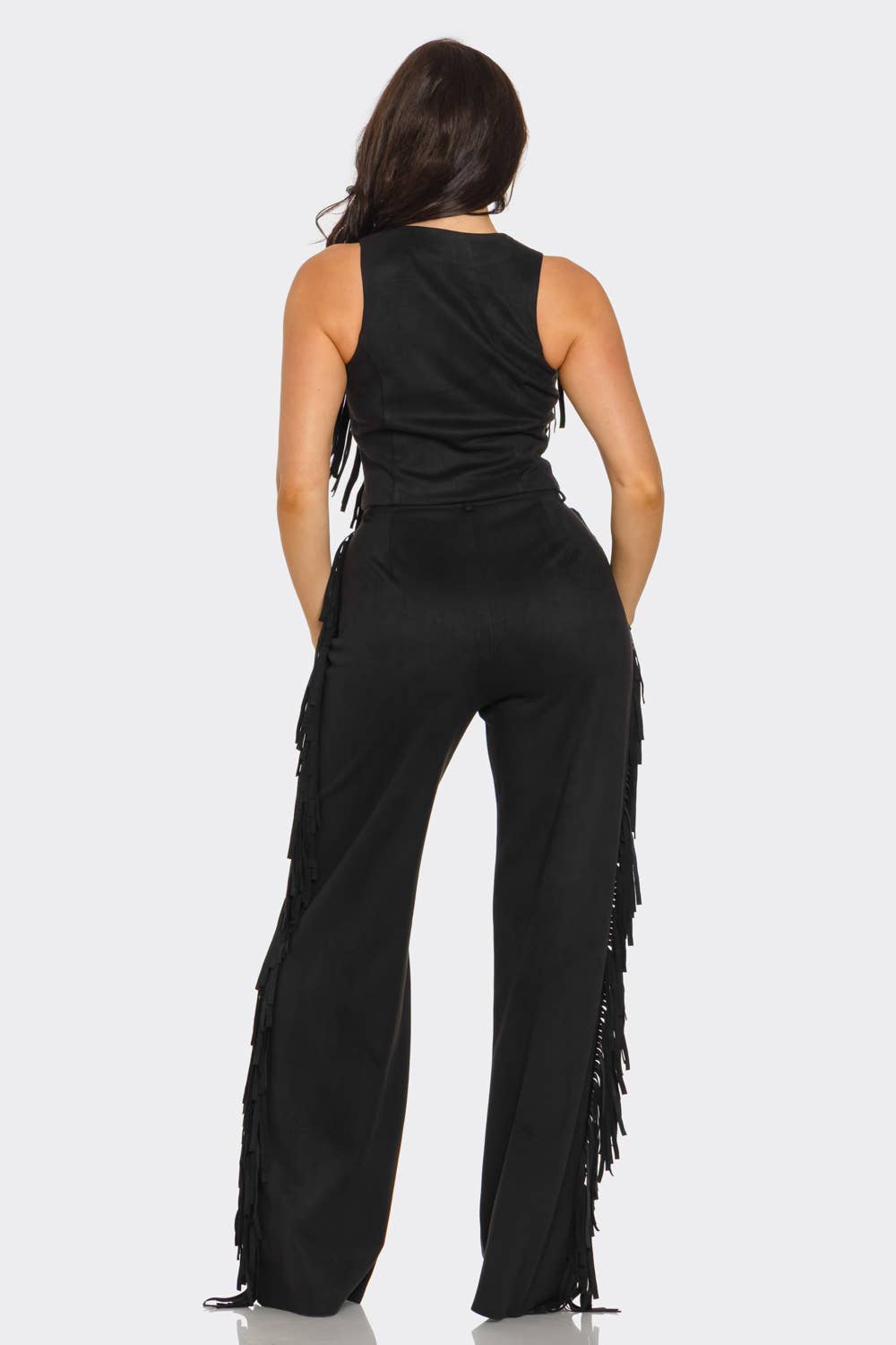 Julia by LoveJ – wholesale Top & pants set (NOT Loungewear) – Women's – Plus Size Button Down Side Tassel Top And Pants Set8