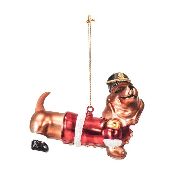 Xmas Hanger - Tackle - Glass - 10x4x8cm for wholesale by Housevitamin bv