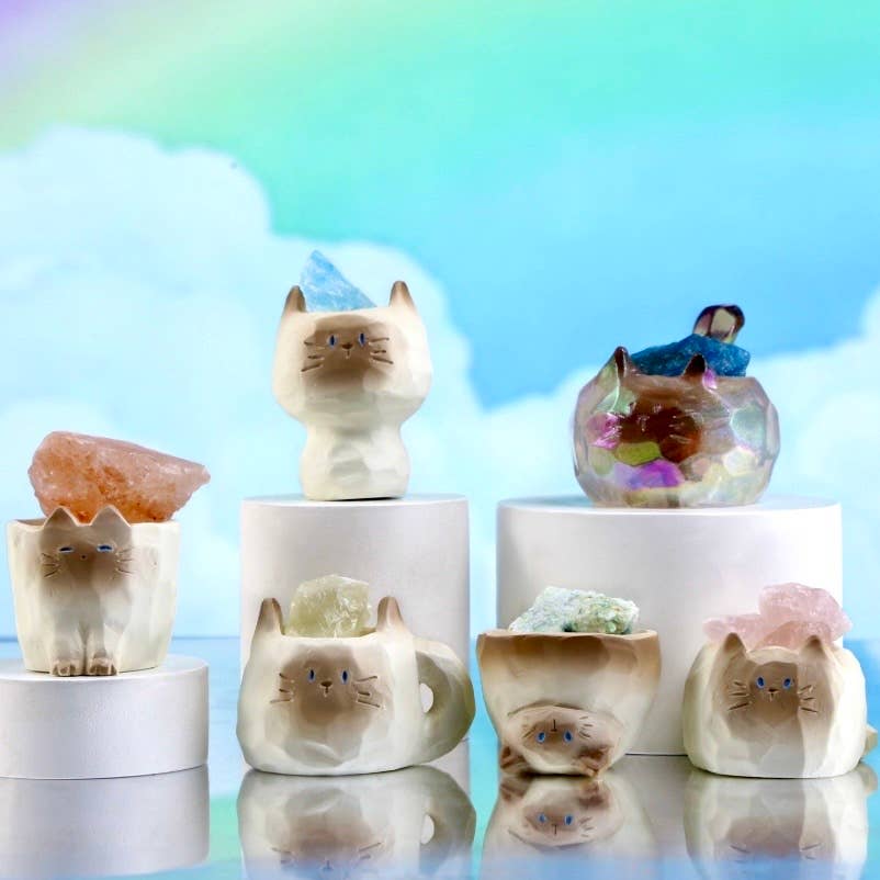 BCmini - Vente Figurine décorative - 71284 Boîte Aveugle Chat Pal Cristal-611