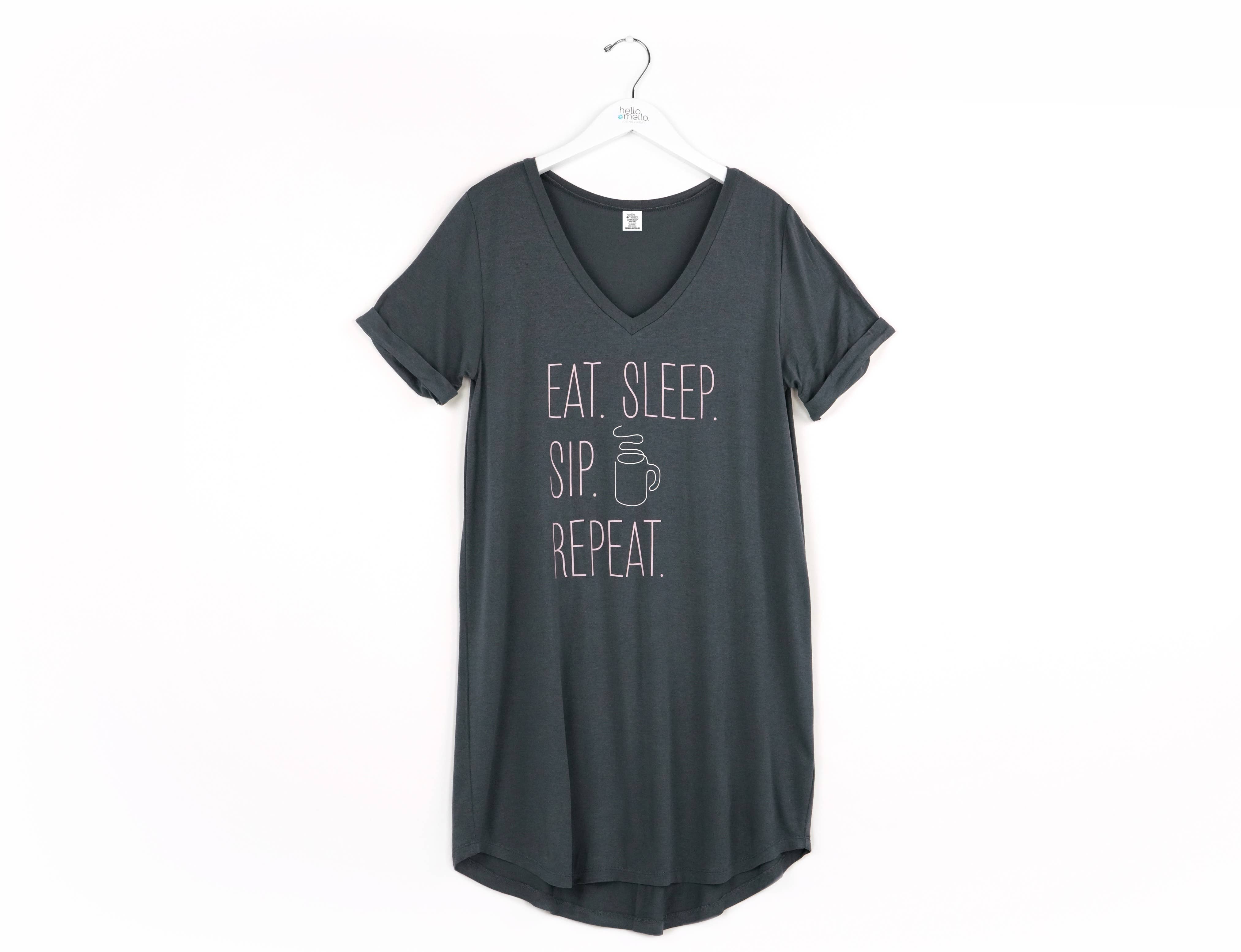 DM Merchandising - Vente Haut de pyjama – femme - Hello Mello Let Me Sleep - Chemises de nuit à l’unité1