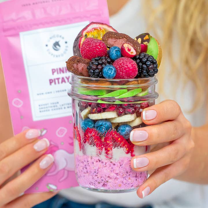 Unicorn Superfoods – Proteína/Superalimento em pó por atacado – 100% liofilizado rosa pitaya pó
