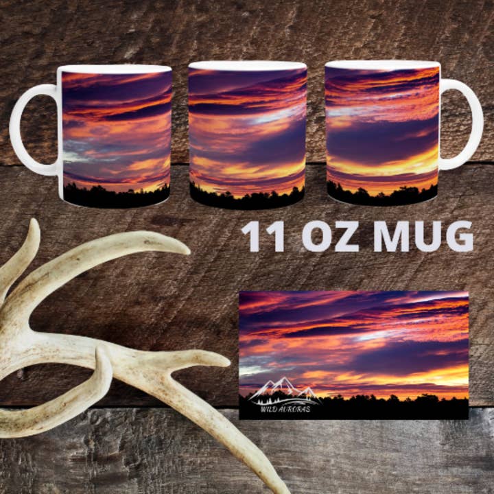 Western Coffee Mug 11oz ''Take Me Away" for wholesale by Wild Auroras