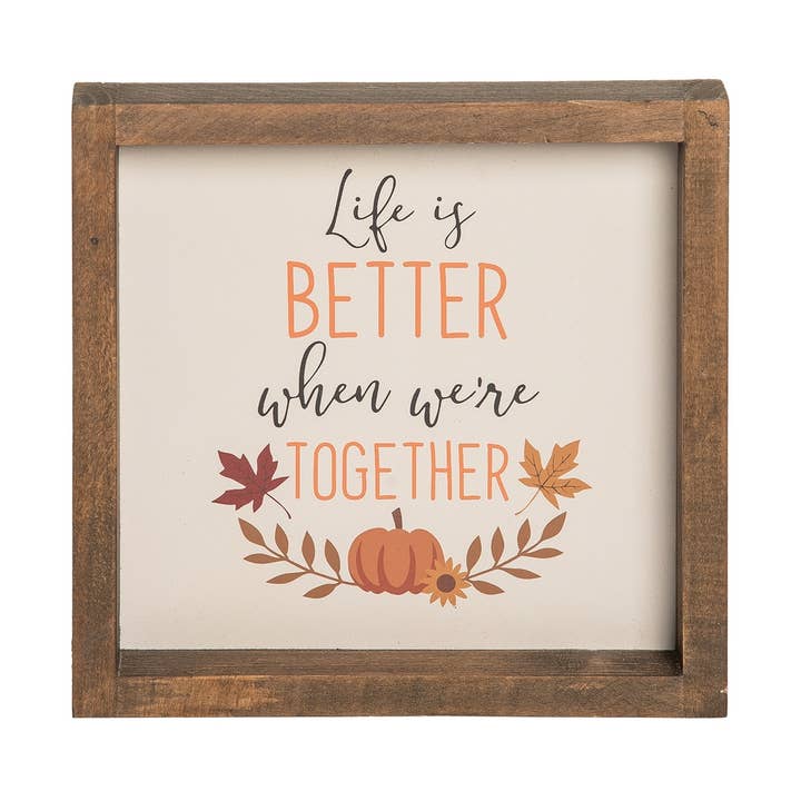 C&F Home - Wholesale Decorative Figurine - Fall/Harvest Better Together Wooden Sitter0