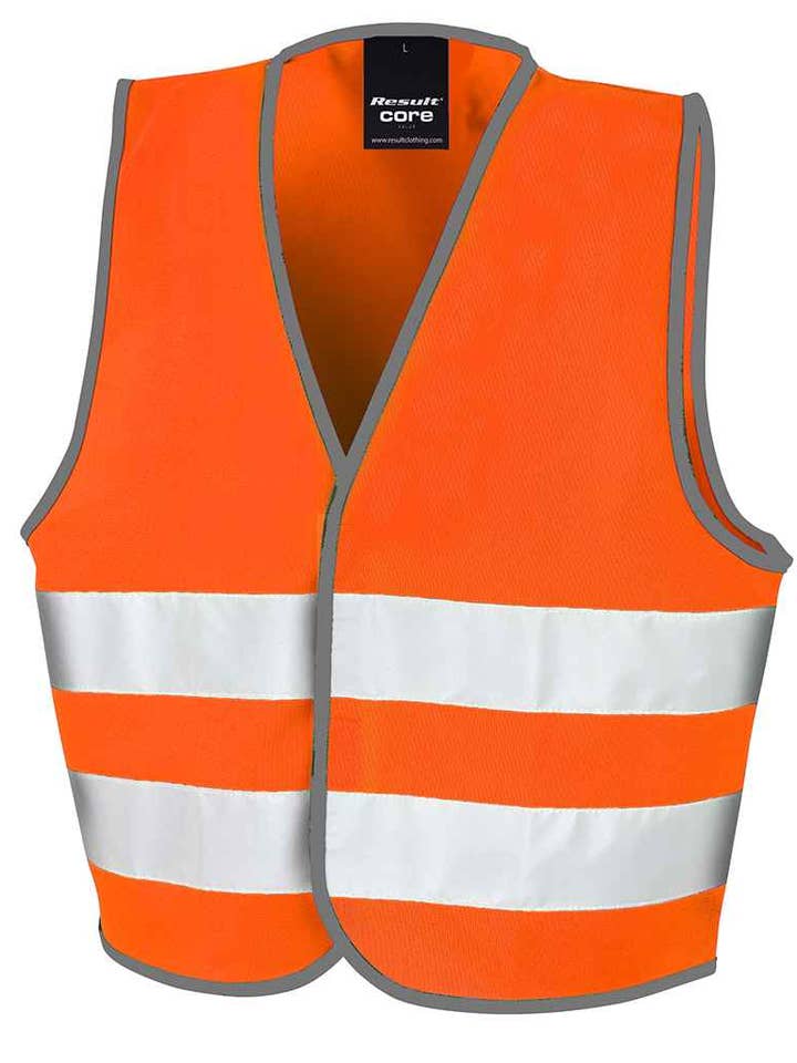 Pierre Francis - Wholesale Outerwear Vest - Kids - Result - Core Kids Hi-Vis Safety Vest