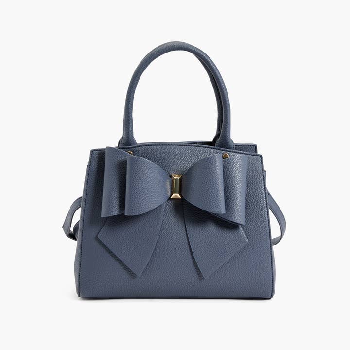Like Dreams - Wholesale Top Handle Bag - Women's - Park Double Bowtie Top Handle Satchel