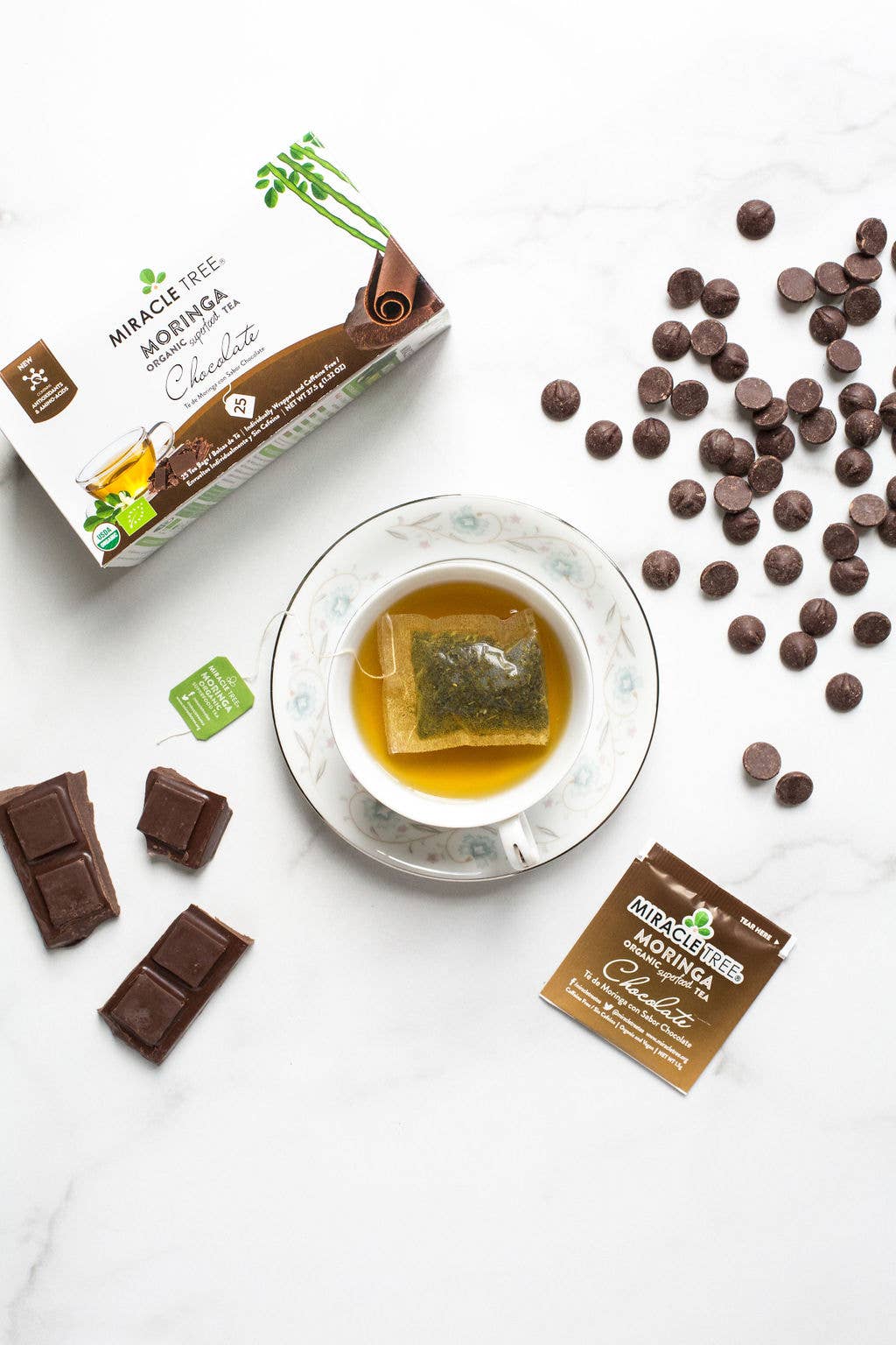 Miracle Tree – Sacos de chá por atacado – Chá de Moringa Orgânico: Chocolate8