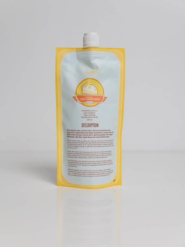 Banana Cream Deep Conditioner Pouch 8 oz (Set of 10) for wholesale by Ecoslay