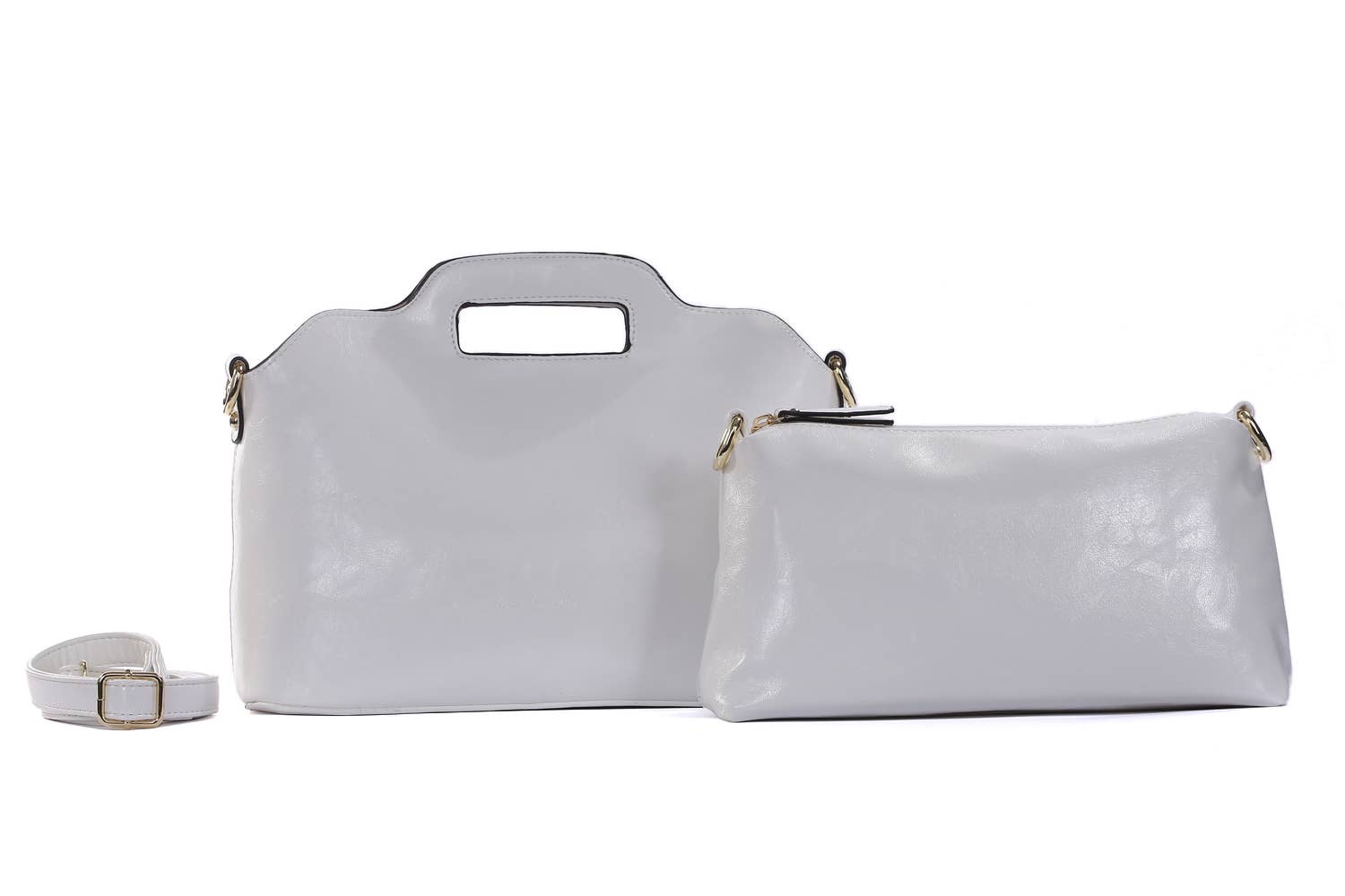 INES DELAURE – wholesale Top handle bag – women's – “Two in one” handbag14