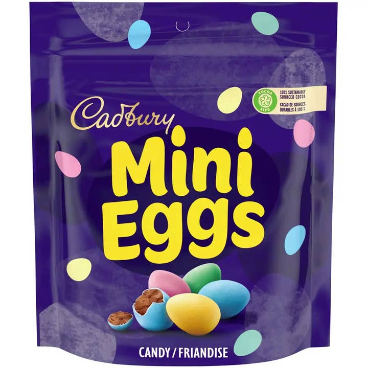 Echo Sales America - Wholesale Chocolate Bar - Cadbury Canada Mini Eggs, Chocolatey Candy Eggs - 170 g bag each