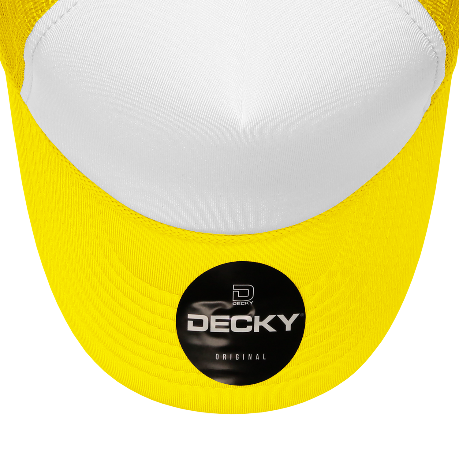 The Park Wholesale - Wholesale Trucker Hat - Unisex - Blank Trucker Foam Mesh 2-Tone Hats - Decky 210/602533