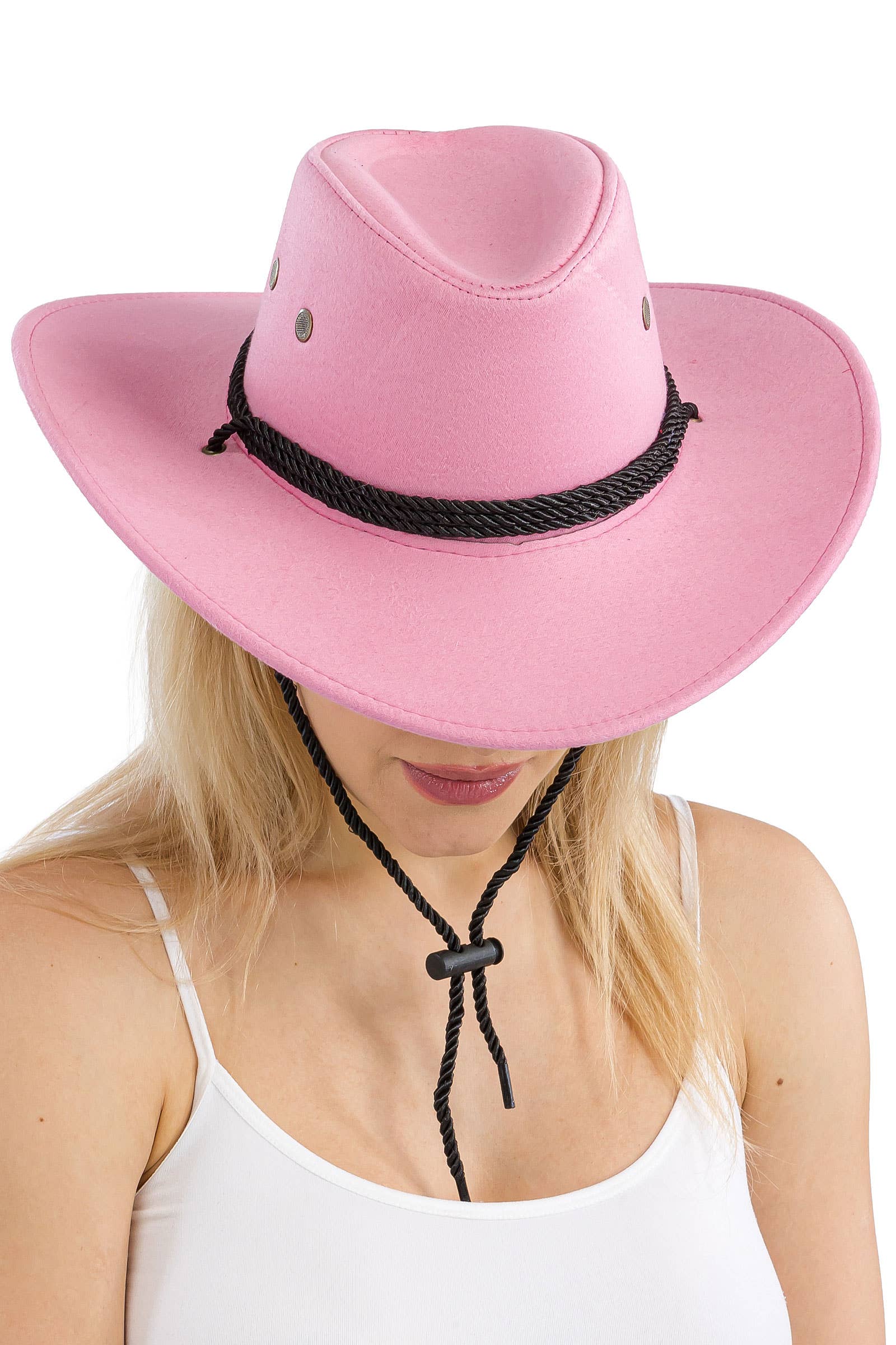 Cap Zone – wholesale Cowboy Hat – Women’s – Classic Vegan Nubuck Leather Western Cowboy Hat18