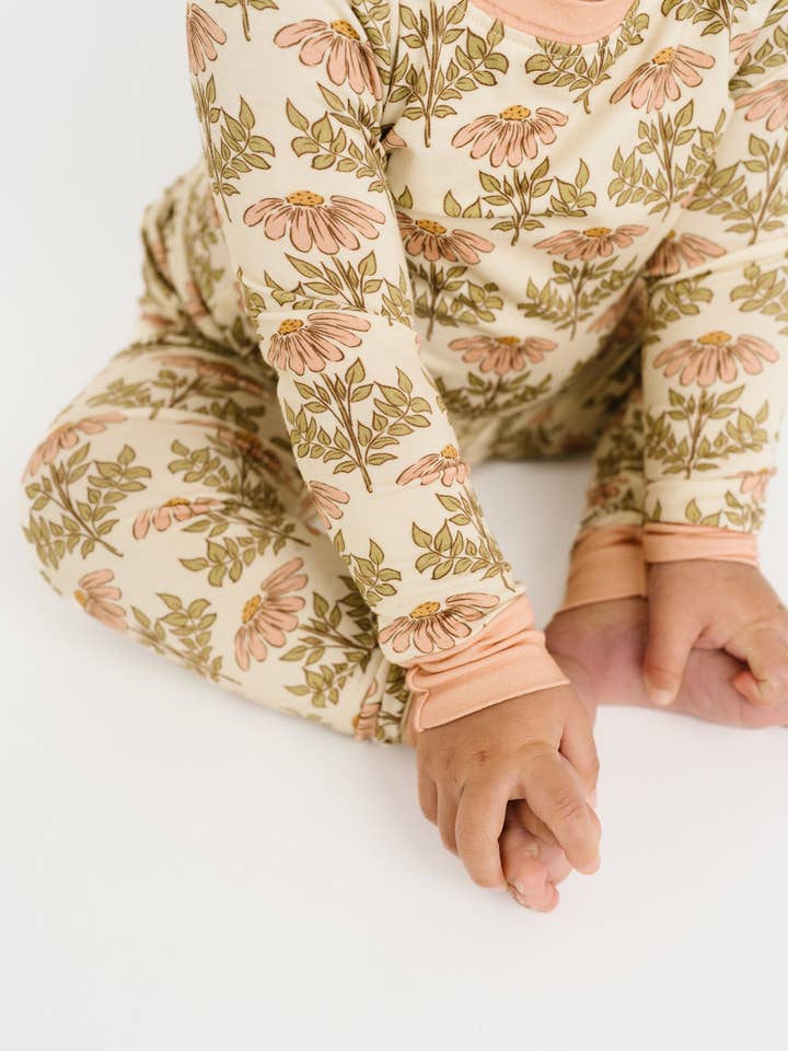 Little One Shop - Wholesale Sleepwear Set - Kids - Timeless Petals Bamboo Set5