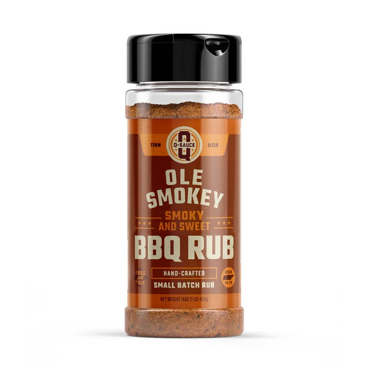 Ole Smokey BBQ Rub for wholesale by Q Sauce