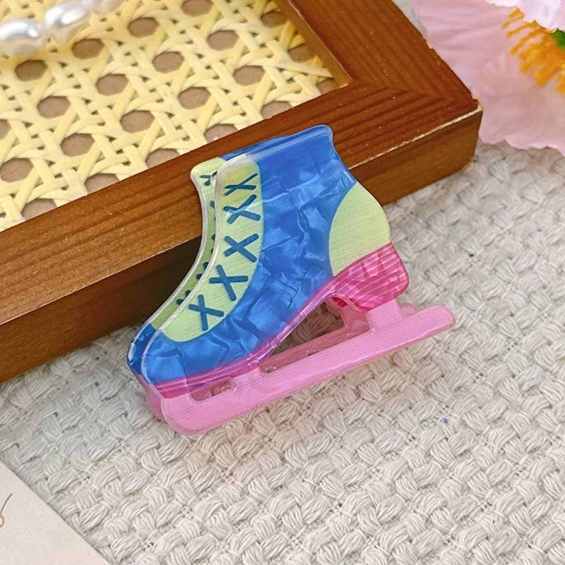 SoapElenGlen - Wholesale Hair Clip - Women's - Fun Badminton Hair Clip, Skate Sports Claw Clip8