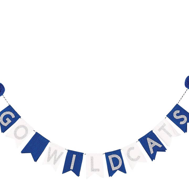 Go Wildcats Pennant Banner for wholesale by Glory Haus
