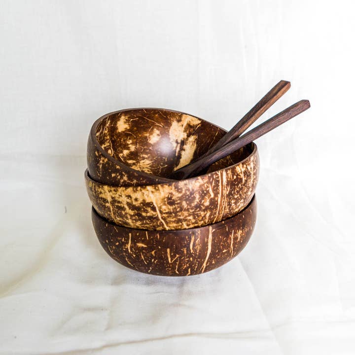 Repurposed Coconut Bowl for wholesale by Clean U Skincare