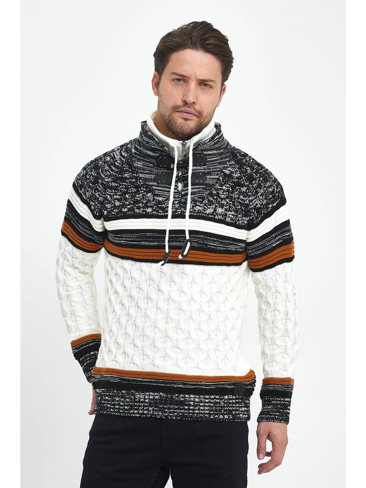 JU GROUP - Wholesale Knit Sweater - Men's - 51175 CLUB JU MEN'S SWEATER