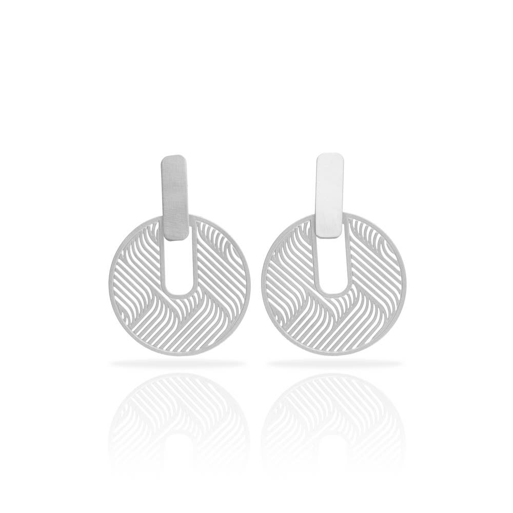 RAS – wholesale Hängande örhängen – Dune Silver Hängeörhängen0