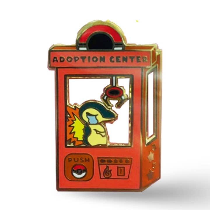 Naytendo – wholesale Lapel pin/button – Pokemon Cyndaquill Enamel Pin // Anime // Gaming