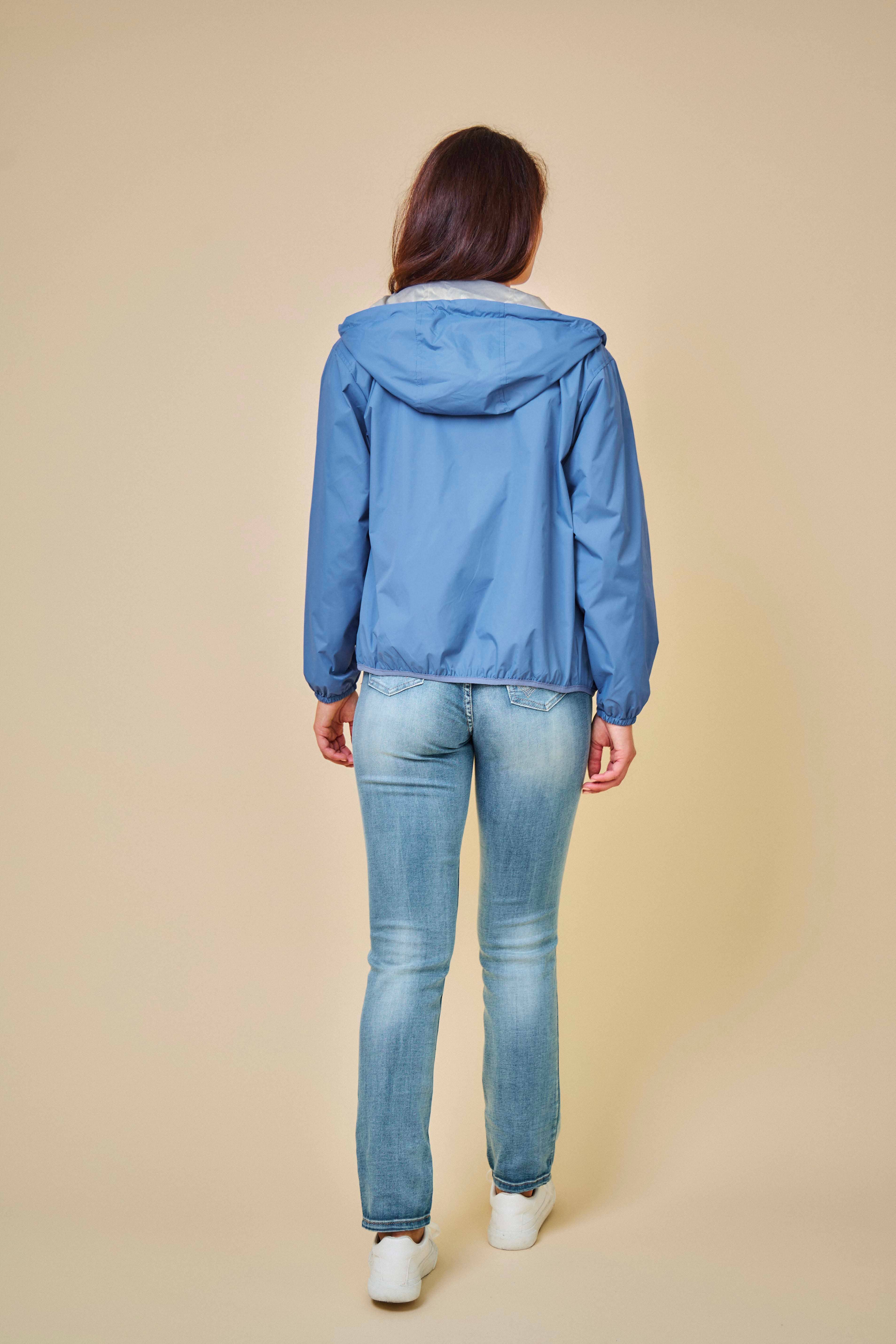 Escandelle Paris - Wholesale Parka - Women's - Short Reversible Waterproof Solid Parka6