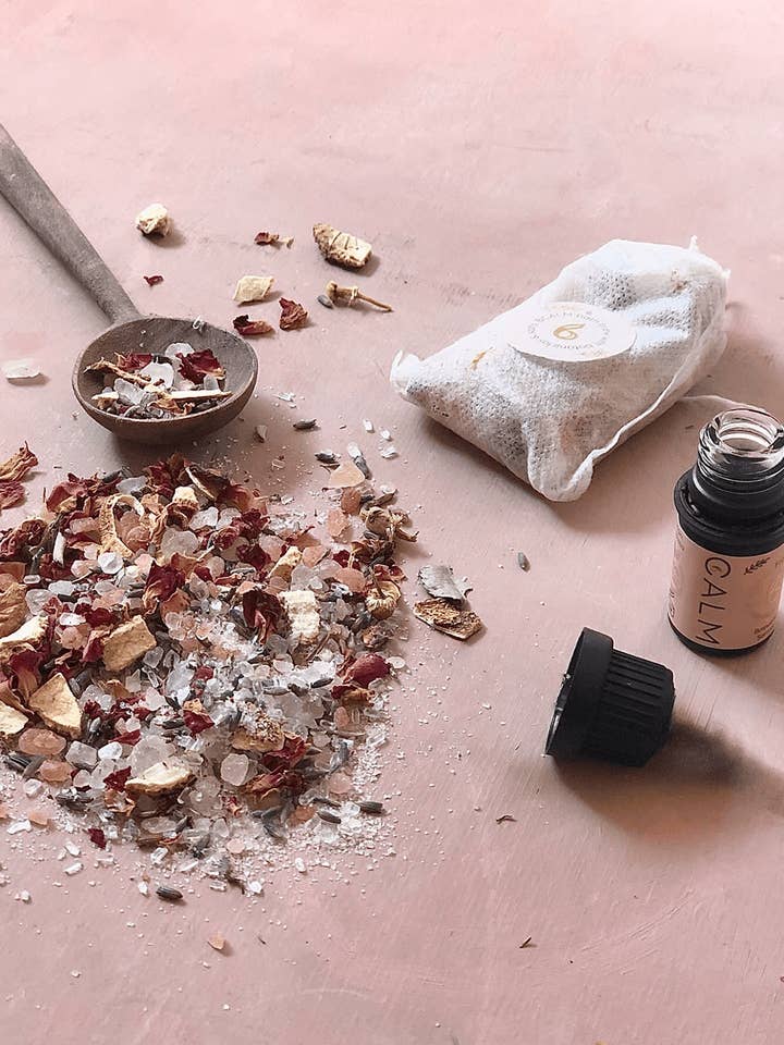 Essential oils bath salts | Rest Calm for wholesale by B Calm Ltd