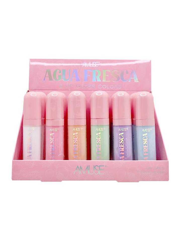 AMUSE LIP2200 Agua Fresca Lip Gloss - 24 pcs for wholesale by PINEAPPLE Beauty