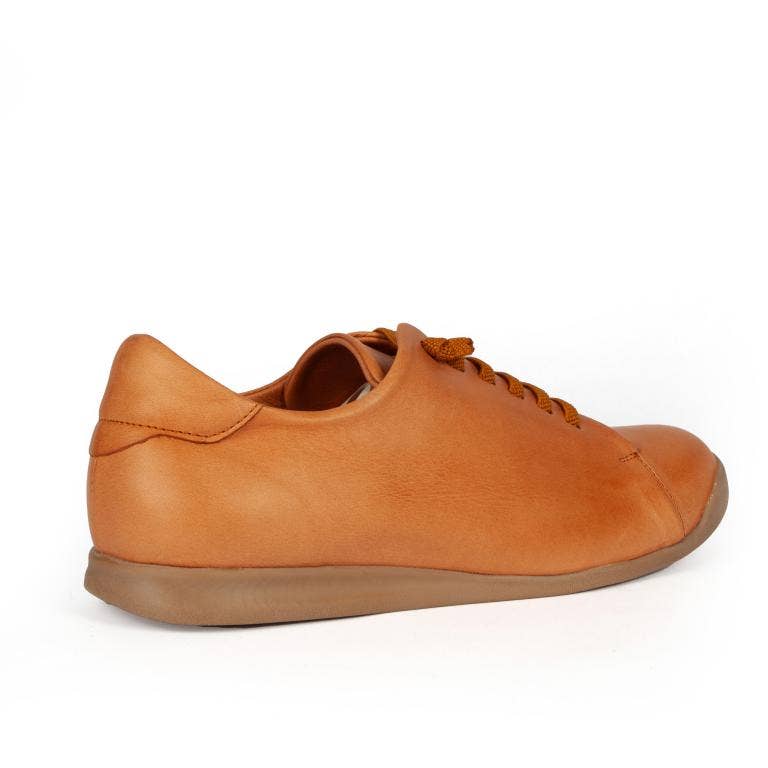 Chenson & Gorett - Wholesale Low Heels - Women's - Brown Leather Shoes with Laces, Padded Insole5