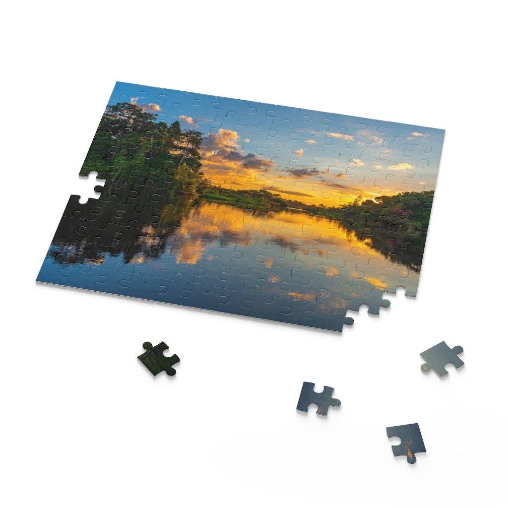 Guyanese Swag - Vendita all'ingrosso Puzzle - Adulti - Puzzle Guyana Amazon River Sunset 252 pezzi (120, 252, 500 pezzi)4
