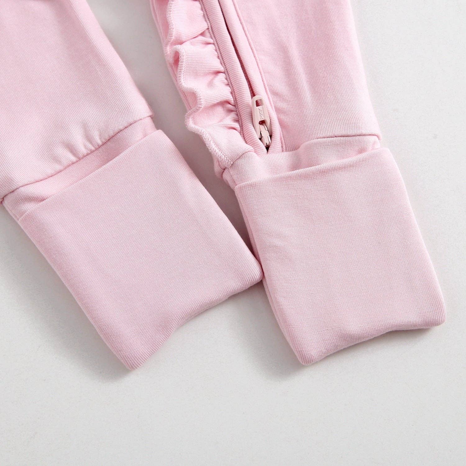 Luxie Charm - Wholesale Jumpsuit - Baby - Dawn Ruffled Zippered Baby Romper7