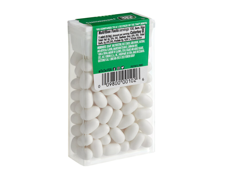 Snacky Candy - Wholesale Mints - Tic Tac Big Freshmints 100 Mints 12 count2