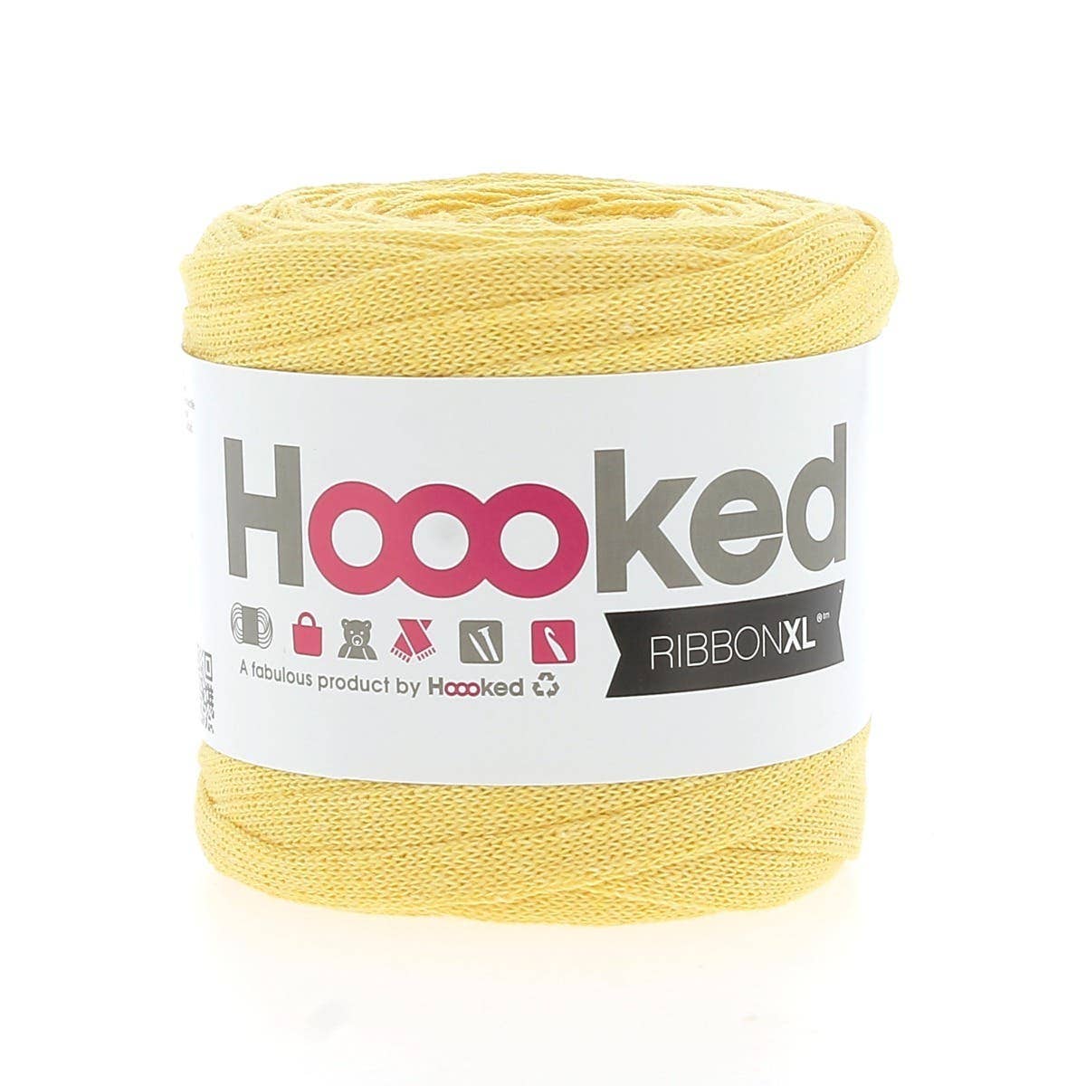 Hoooked Yarns - Vendita all'ingrosso Lana - Filo di tessuto riciclato Ribbon XL 125 g26