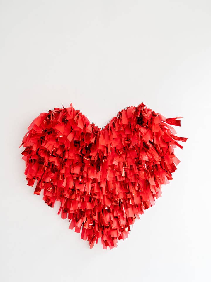 Heart Fringe Shape for wholesale by Oh My Darling Party Co