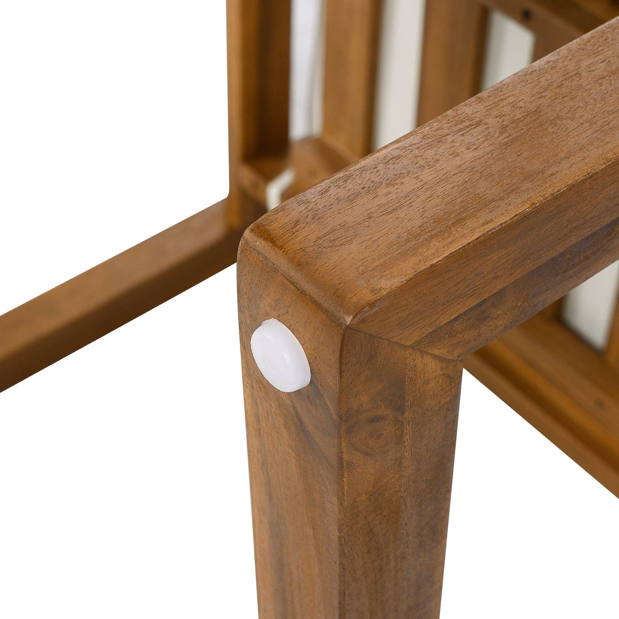 HOMYCASA DESIGN INC - Wholesale Patio Set - 5-Piece Outdoor Patio Dining Set Acacia Wood with Four Armchairs and Table, Beige36