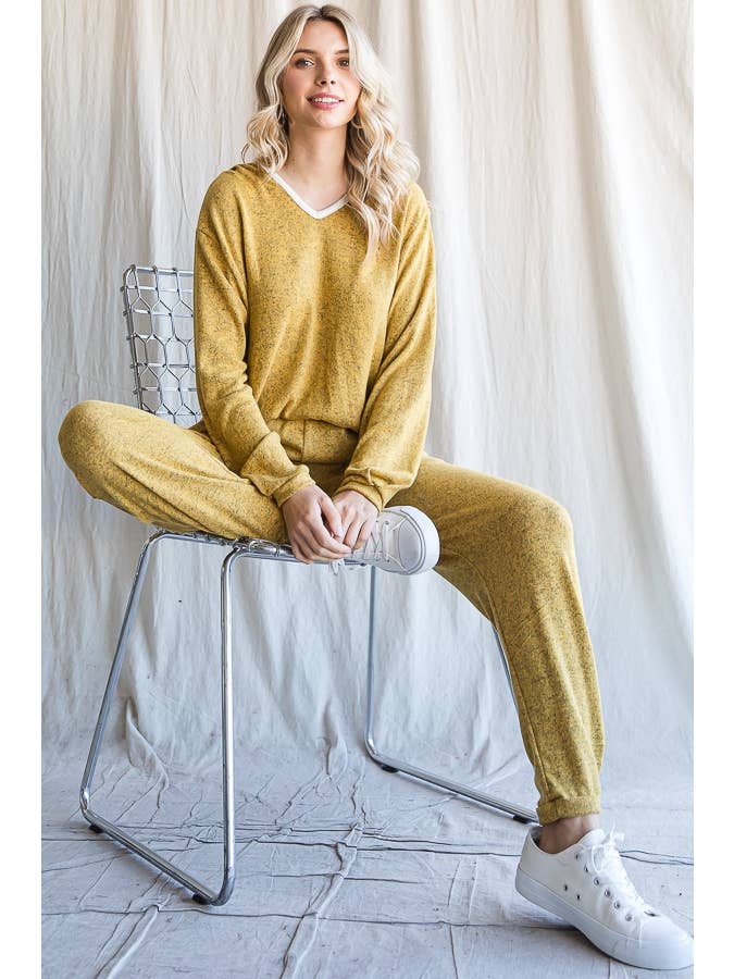 Mustard COZIEST LOUNGE SET for wholesale on Faire15