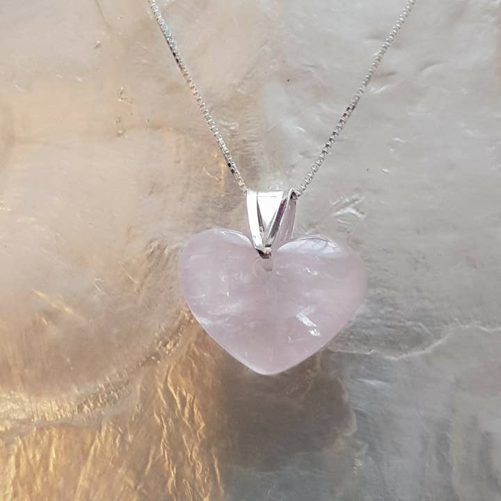 argento 925, quarzo rosa per la vendita all'ingrosso da parte di les secrets de Louisette