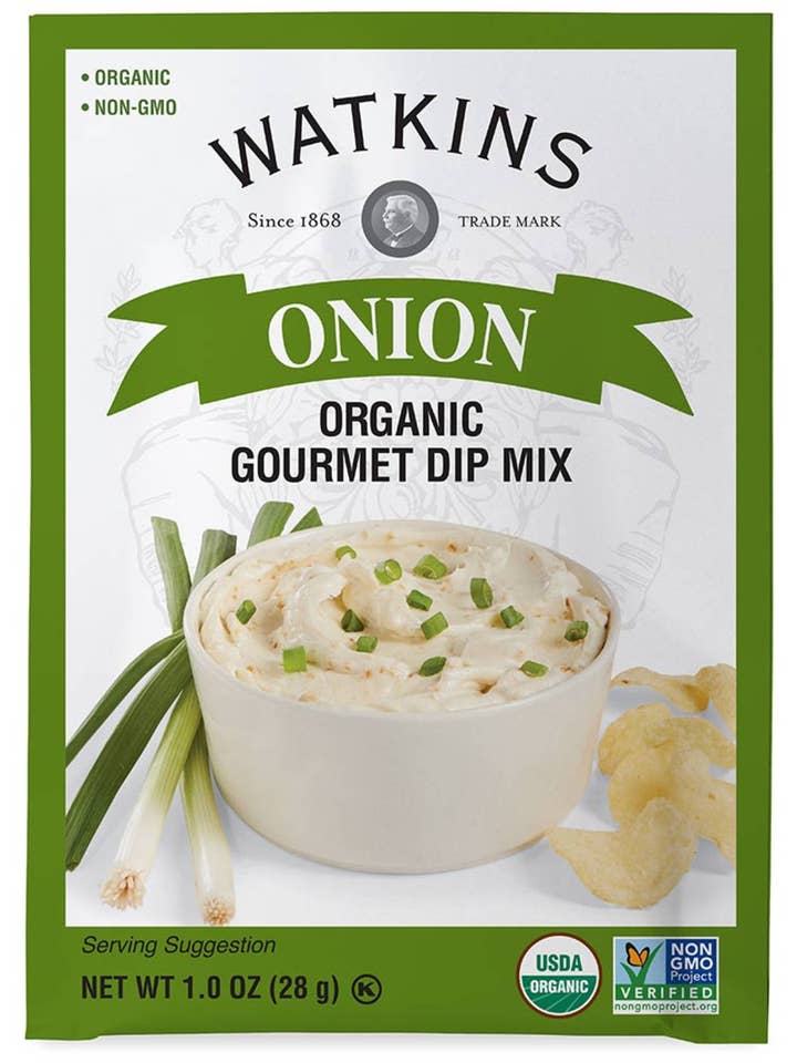 Organic Onion Dip Mix, 1.0 oz for wholesale by The Watkins Co.
